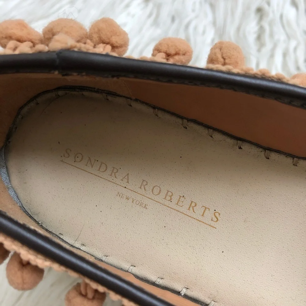 Sondra Roberts Ellie Pompom Platform Espadrille